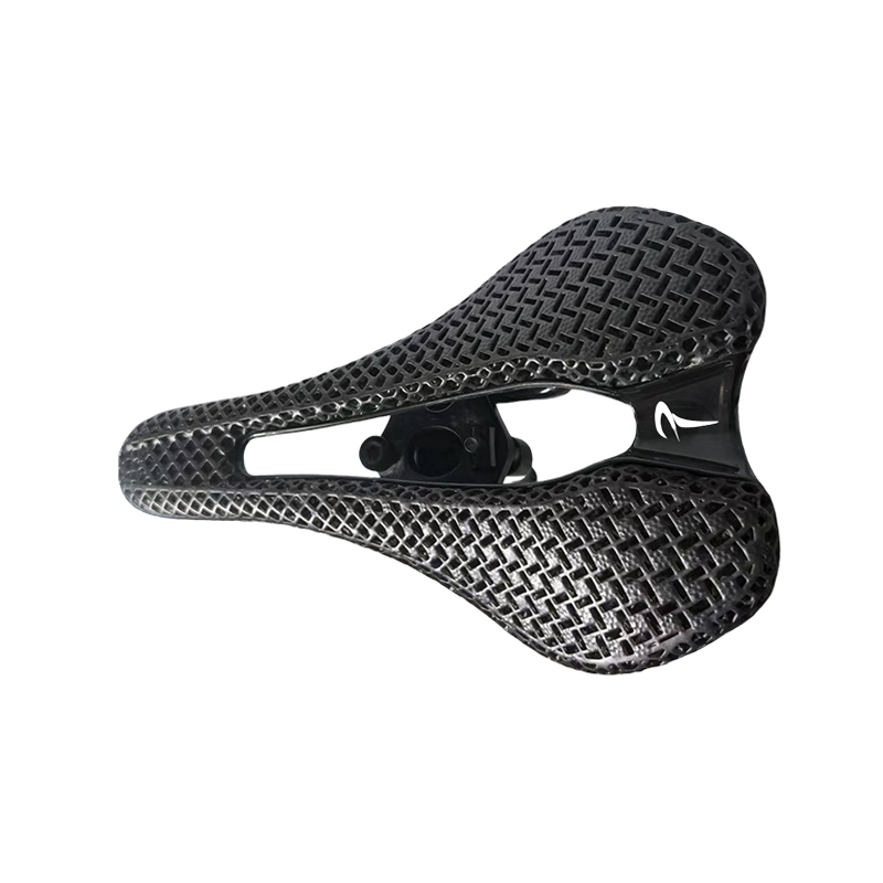 How does the curvature design of bicycle seats accurately fit the physiological curve of the human pelvis?